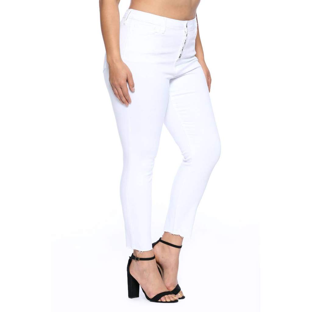 High Rise Crop Skinny